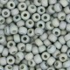 Miyuki seed beads 6/0 - Opaque glazed frosted rainbow cadet grey 6-4705